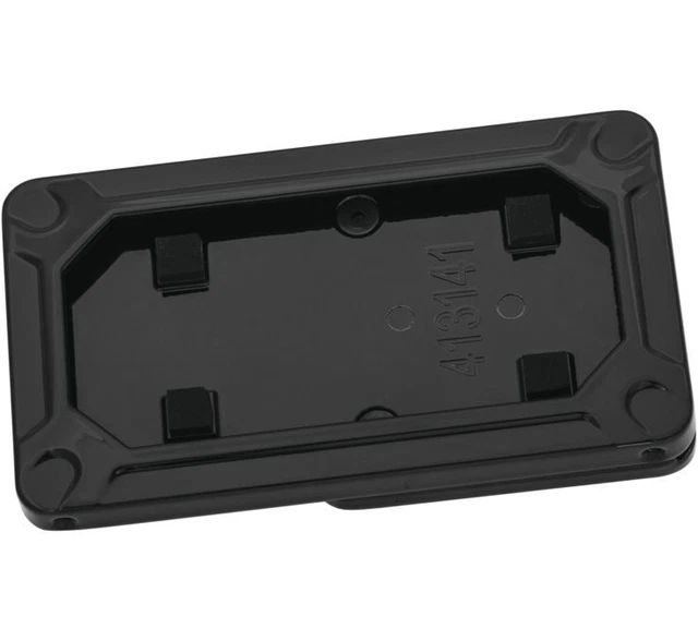 Kuryakyn Nova Side Mount License Plate Frames Black 3142