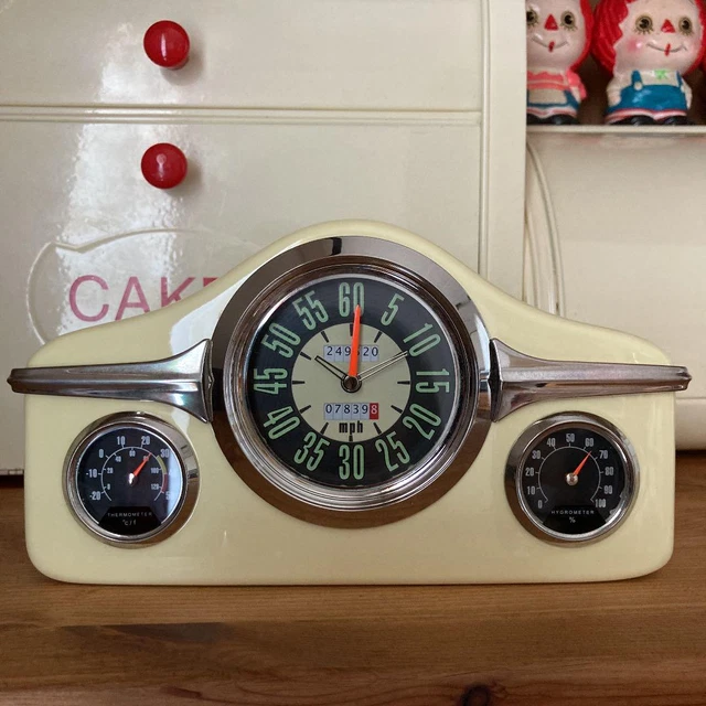 1960S VINTAGE AMERICAN country retro classic car dashboard clock £479.
