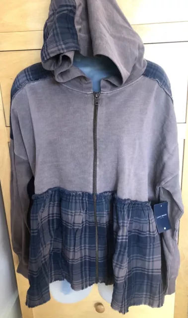 Lucky Brand Women's Hooded Sweatshirt, full zip, size S, New With Tags ($129)