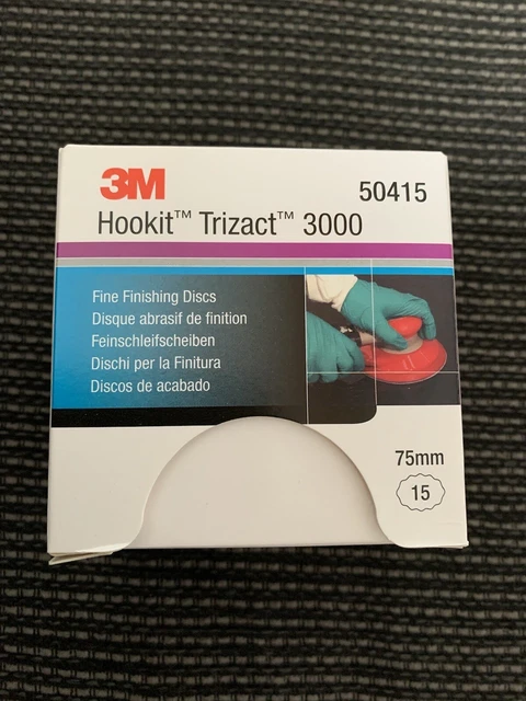 3M 50415 HOOKIT TRIZACT FINE FINISHING SCHLEIFSCHEIBE P3000 75MM -50 Stück