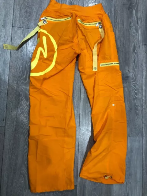 WOMENS ORANGE ZUMBA fitness combat pants trousers dance workout SIZE 18 20  XXL £9.89 - PicClick UK