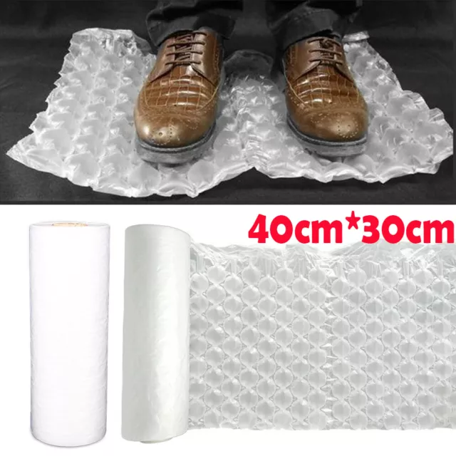 2 Pack Inflatable Air Packaging Bubble Pack Film Bag Cushion Bag 30*40 300m 🔥