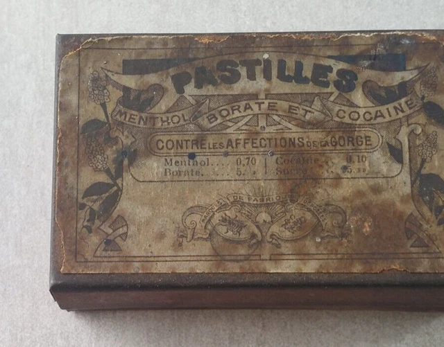 Ancienne boite métal tôle SEL DE HUNT collection Pharmacie France vintage - Collection