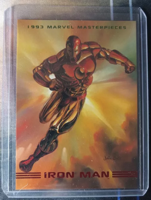 1993 Marvel Masterpieces (SkyBox) IRON MAN "Base Trading Card" #4