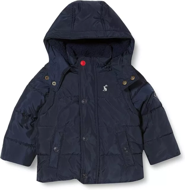 Joules Jungen Mantel, Winterjacke, Wasserfest Navy, Gr. 80