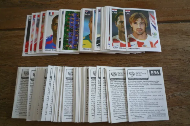 Panini Germany 2006 World Cup Football Stickers - no's 401-596 - Pick Stickers!