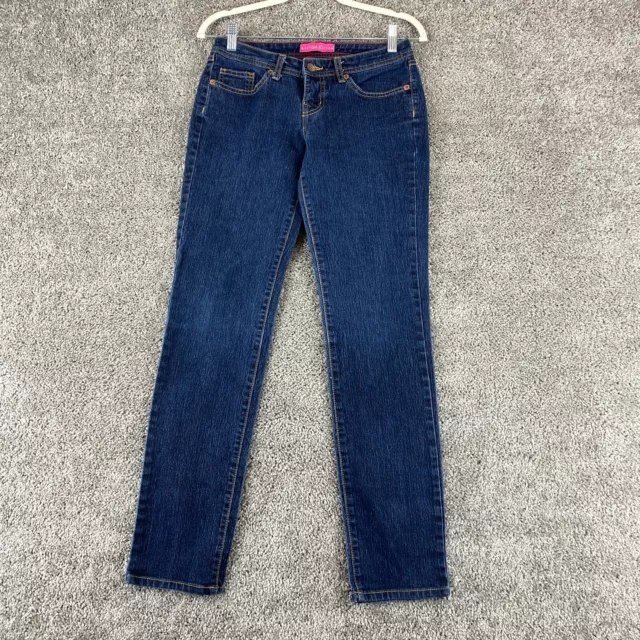 GLO Jeans Juniors Size 3 Blue Skinny Low Rise Pants