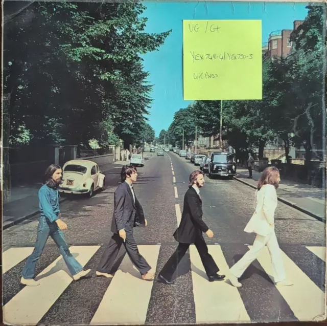 The Beatles Abbey Road Vinyl Record VG/G+ PCS 7088 1969