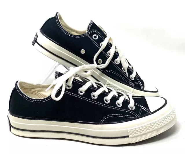 Converse Chuck 70 OX Shoes Skate Women Size Black Canvas Casual Low Top 162058C