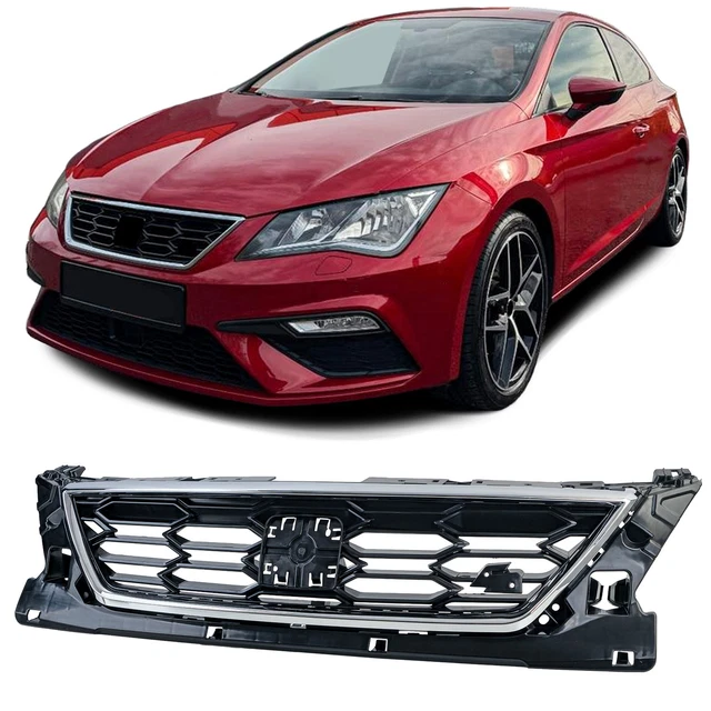 Chrom Oberfläche Seat Leon 5F (2012-2016) Chrom Kühlergrill-Rahmen