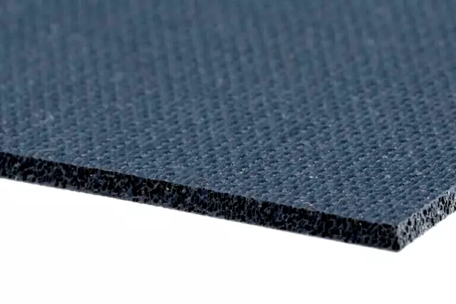 Silicone Sponge Rubber Sheet U.S. Closed Cell 3/32" Thick  x 6" x 6" Dark Grey