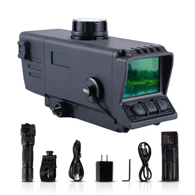 Rechargeable IR Dot Sight Night Vision Scope Recording Camera Holographic Sight