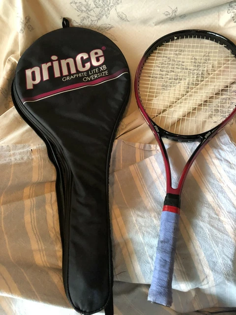 Prince Graphite Titanium Racket PRINCE GRAPHITE LITE Xb Oversize Racquet Racket 4” Grip With Case EUR ...