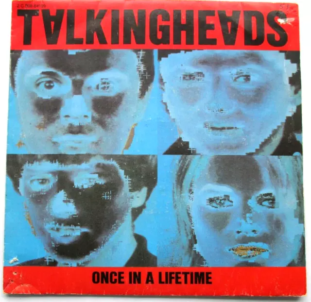 Talking Heads – Once In A Lifetime  1980  7"  Record  VERY RARE FRENCH ISSUE