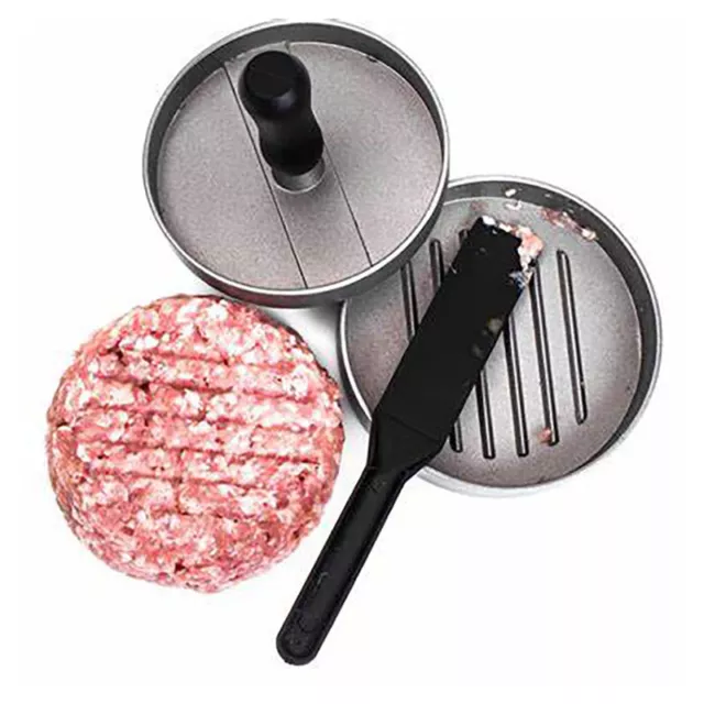 Non Stick Burger Press Hamburger Maker Beef Patty Meat BBQ Grill 12cm