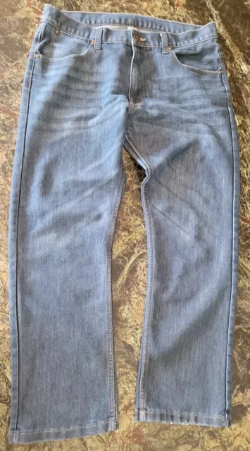 Paper Denim Cloth 34X30 Act 35x29 Mens Jeans Dark Wash Mid Rise Straight Leg PDC