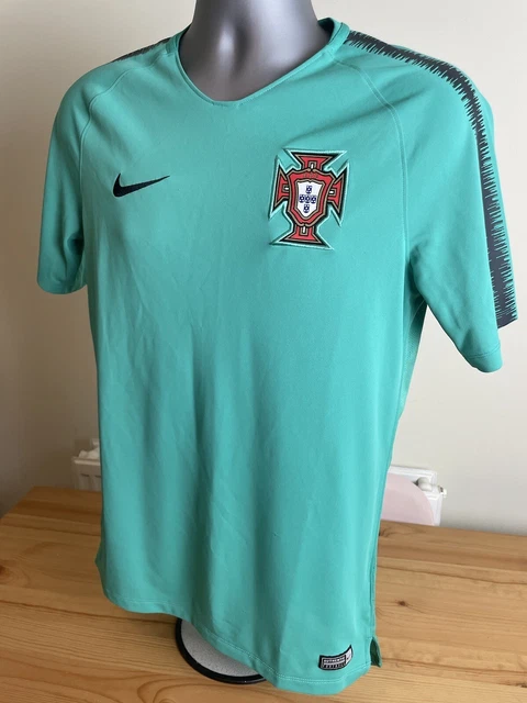 Nike Portugal FPF Training T-Shirt 2018 Dri-Fit Breathable Green Medium