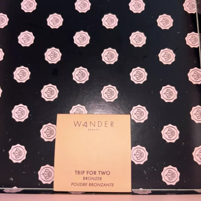 WANDER BEAUTY *TRIP FOR TWO* Blush & Bronzer Duo Palette Brand New