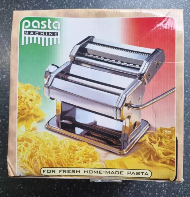 Heavy Duty Manual Adjustable Pasta Maker Machine Roller Stainless Steel