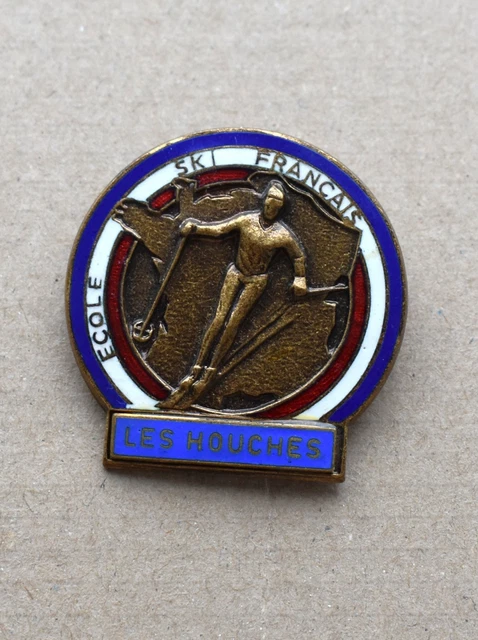 Insigne De Ski ESF Chamois De Bronze AUGIS - Modèle 1945 - Authentique Et Rare