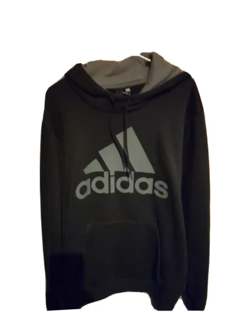 Adidas Trefoil Large Tre-Foil Logo  Hooded Sweatshirt (large)