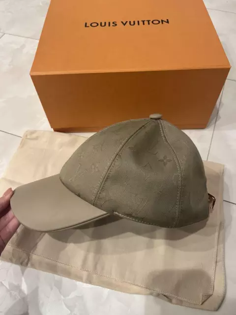 LOUIS VUITTON Cap LV First Baseball Cap Size M w/Box Beauty Unisex Auth