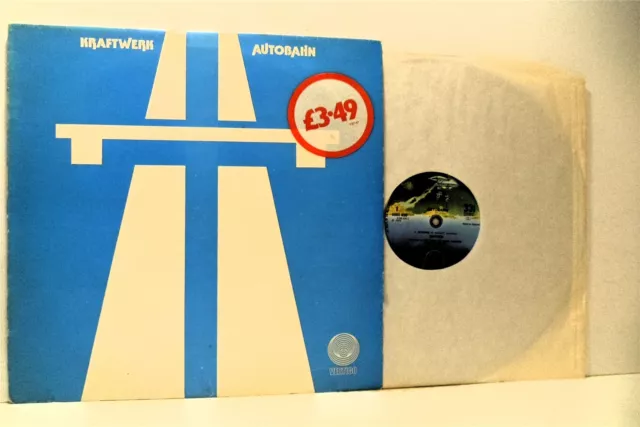 KRAFTWERK autobahn LP EX/VG, 6360 620, vinyl, album, electro, experimental, uk