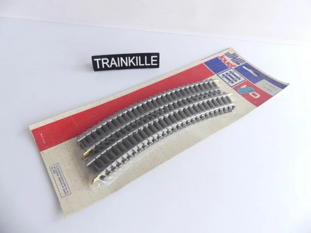 Lot De 12 Rails Courbés Jouef N°870 R385 - Échelle HO (6 Lots Disponibles)