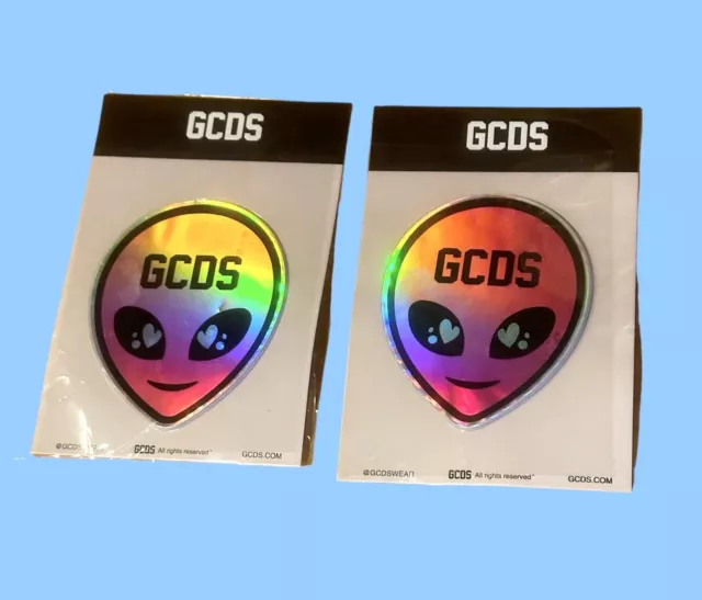 GCDS Wirdo Stickers 2Pack