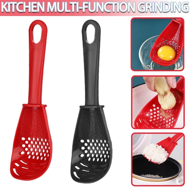 Multifunktionale Kochlöffel Spatel Löffel Skimmer Scoop Colander Siebe Scoop
