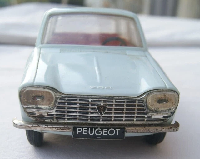 Jouet Joustra 1:15 Peugeot 404 Luxe (30cm) - Pièce Rare à Restaurer - France