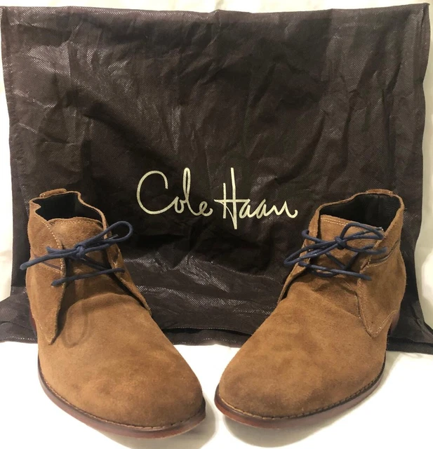Cole Haan Air Colton Leather Mens Brown Grain Chukka Boots Sz 11.5M - C08569 Cole Haan Nike Air Boots Mens FOR SALE! - PicClick main image 2