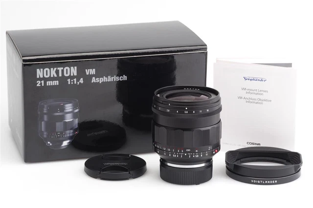 Voigtländer Nokton 1.4/21mm ASPH. VM f. Leitz Leica M Black (1679761209)