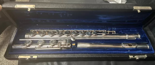 Selmer Omega Professional Coin Silver Open Hole Flute w/ Low B in line G