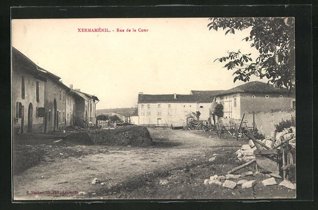 CPA Xermamenil, Rue de la Cour