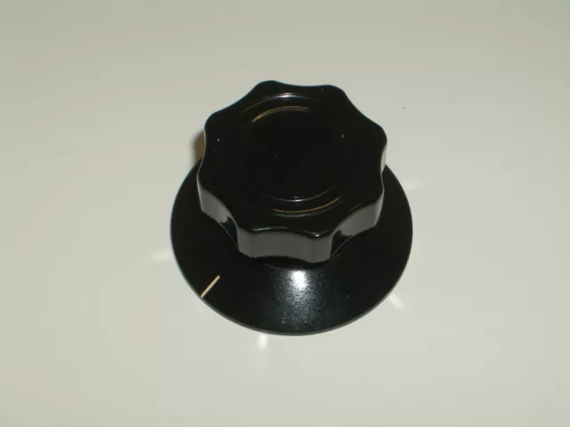 Gc 4104 Chicago Dakaware 1-1/8" Skirted Fluted Radio Dial Knob 1Pc Collins 75A-4
