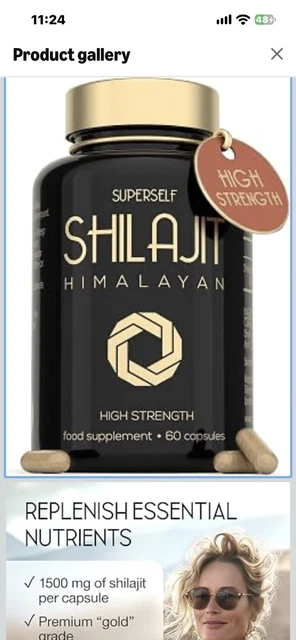 HIMALAYAN SHILAJIT 60 Vegan Caps High Strength 150mg £4.37 - PicClick UK