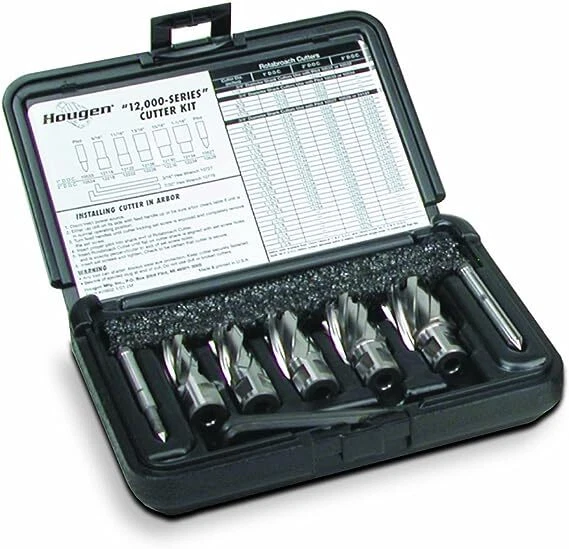 Hougen 12001 12,000 Annular Cutter 9/16, 11/16, 13/16, 15/16, 1-1/16" 1-In Depth
