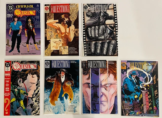 Lot Of  43 The Question #1-36 Complete Set + 1 Shots  D Oneil 1986 1St Rorschach 3