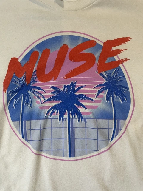MUSE Concert T Shirt World Tour Men’s Medium Two-Sided Canada UK US