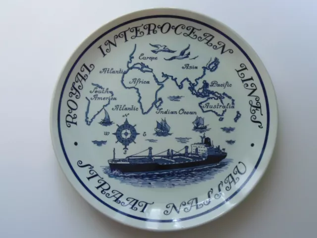 assiette en céramique de delft "blauw delft" holland