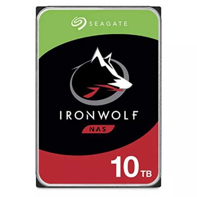 Seagate 10TB IronWolf 3.5" SATA CMR HDD 7200RPM 256MB Cache NAS Hard Drive