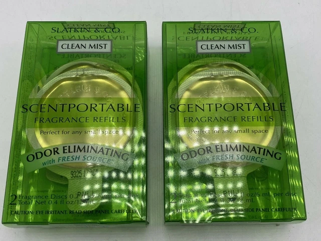 Bath & Body Works Scentportable Fragrance Refill Clean Mist 4 Discs