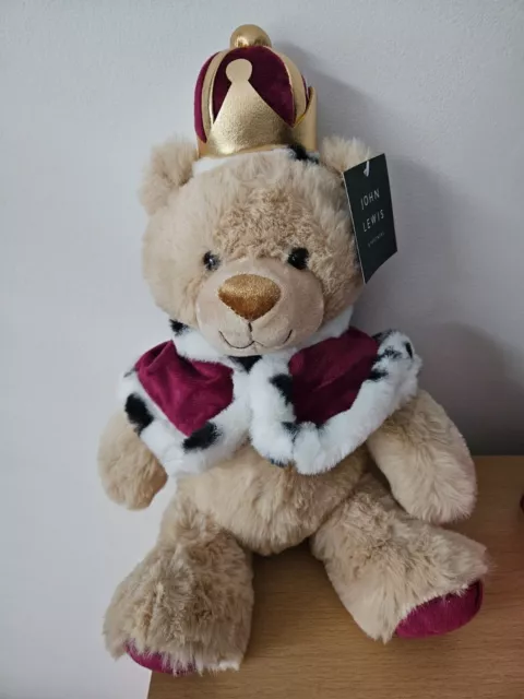 JOHN LEWIS KING Charles III Coronation Teddy Bear 2023 with Tags ...