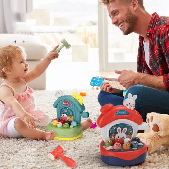 Whack-a-Mole Baby Hammer Toys Kids Toddler Early Educational  Music Game Toy