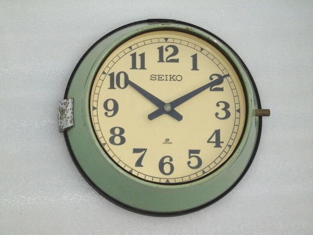 Vintage Seiko Japan Schiffe Boot Yacht Marine Elektrische Master-Slave-Uhr...
