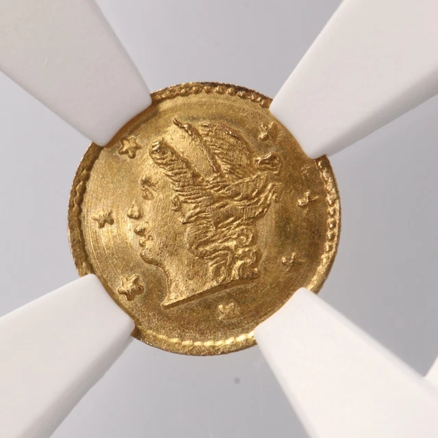 1870 Round Liberty G25C BG-808 NGC Certified MS66