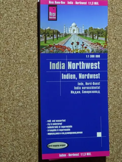 Indien Nordwest - Landkarte Map 1:1.300.000