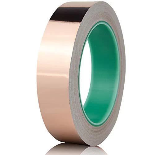 Copper Foil Tape (1" x 66ft), Double Sided Conductive 1" x 66 feet x 1 roll