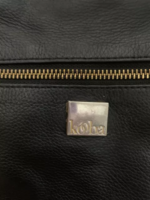 Kooba Everette Black Pebbled Leather Crossbody Bag 2
